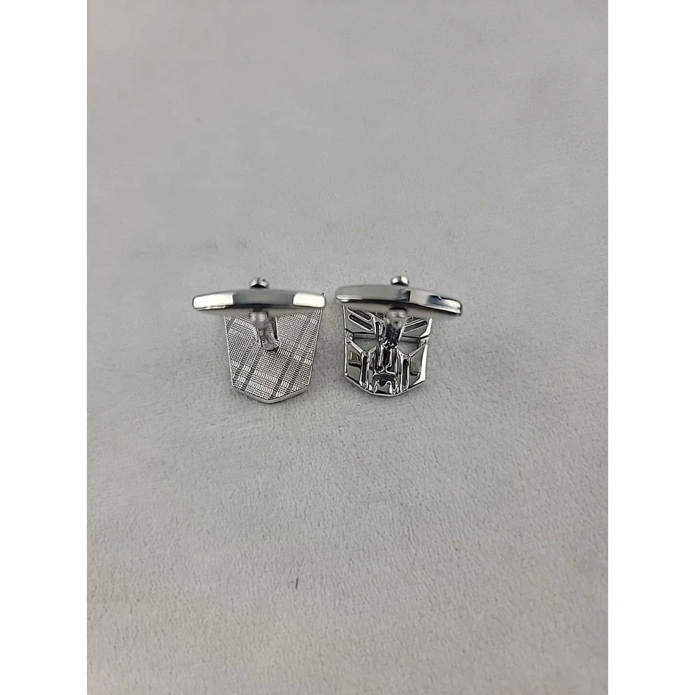 Autobot and Megatron Transformers Silvertone Cuff links